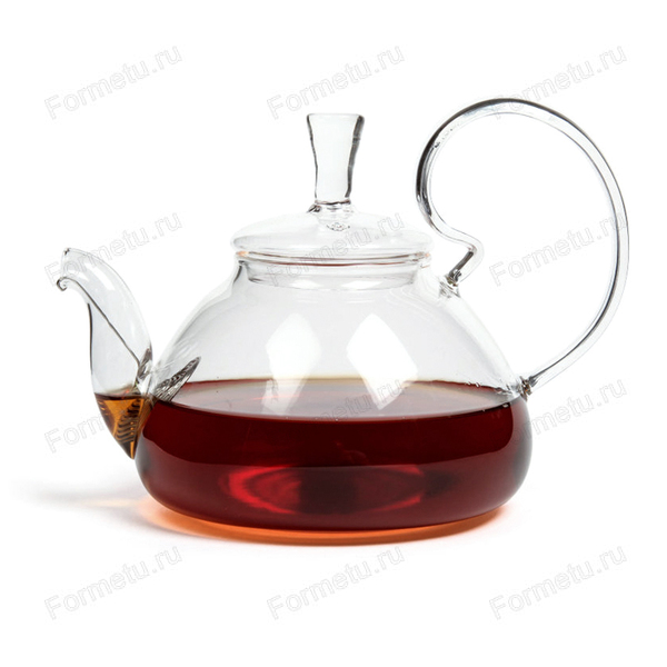 Чайник из жаропрочного стекла Клюква 600 мл, арт. 05032-1.jpg
