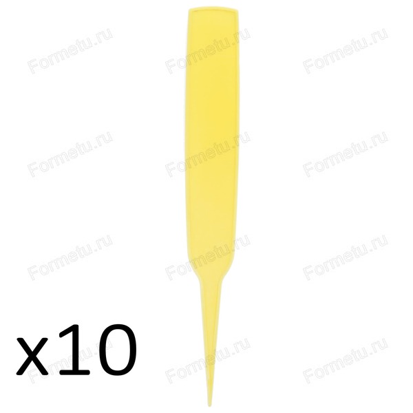10 табличек желтого цвета для маркировки растений 92846318.jpg