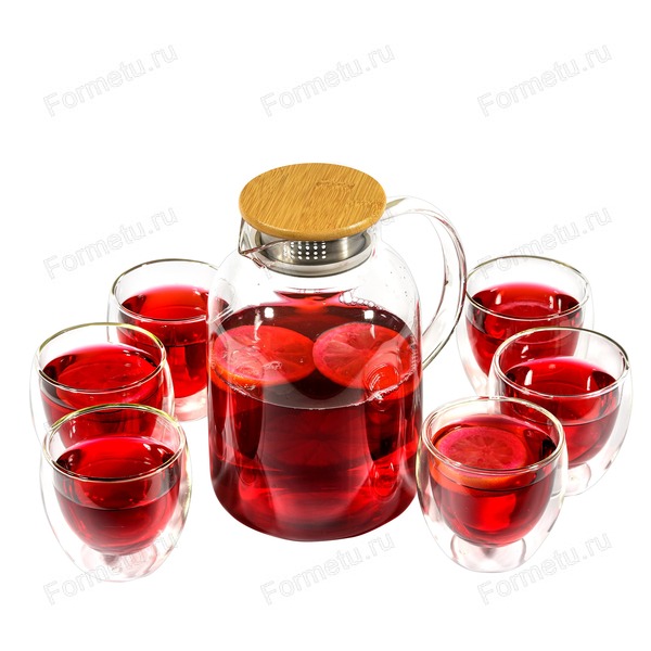 _DSC5117 чайник кувшин барбадос с шестью стаканами подарочный набор 57171326.jpg