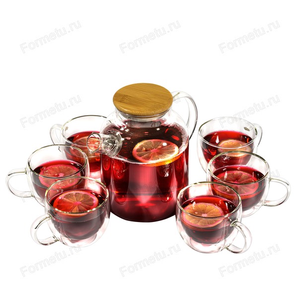 _DSC5352 чайник на 1,5 литра с шестью кружками набор сервиз в подарок 70661580.jpg