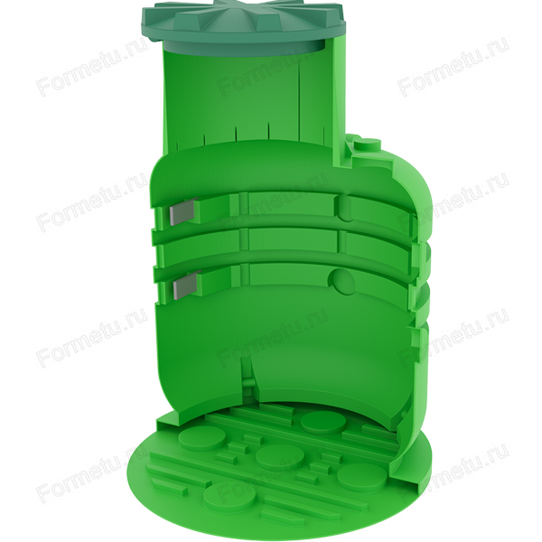 Кессон Термит 1-5 пластиковый для скважины с площадками для врезки.jpg